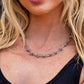 18K STAINLESS STEEL BARBED WIRE CHAIN NECKLACE