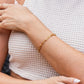 18K STAINLESS STEEL NON TARNISH PAPERCLIP BRACELET
