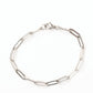 18K STAINLESS STEEL NON TARNISH PAPERCLIP BRACELET