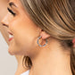 18K STAINLESS STEEL TWISTED HOOP EARRINGS