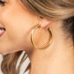14K STAINLESS STEEL OPEN HOOP EARRINGS