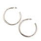 14K STAINLESS STEEL OPEN HOOP EARRINGS
