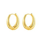 14K STAINLESS STEEL EVERYDAY HUGGIE EARRINGS