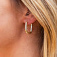 14K STAINLESS STEEL EVERYDAY HUGGIE EARRINGS