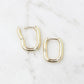 14K STAINLESS STEEL EVERYDAY HUGGIE EARRINGS