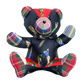 TEE TIME VINTAGE SILK SCARF PATCHWORK TEDDY BEAR