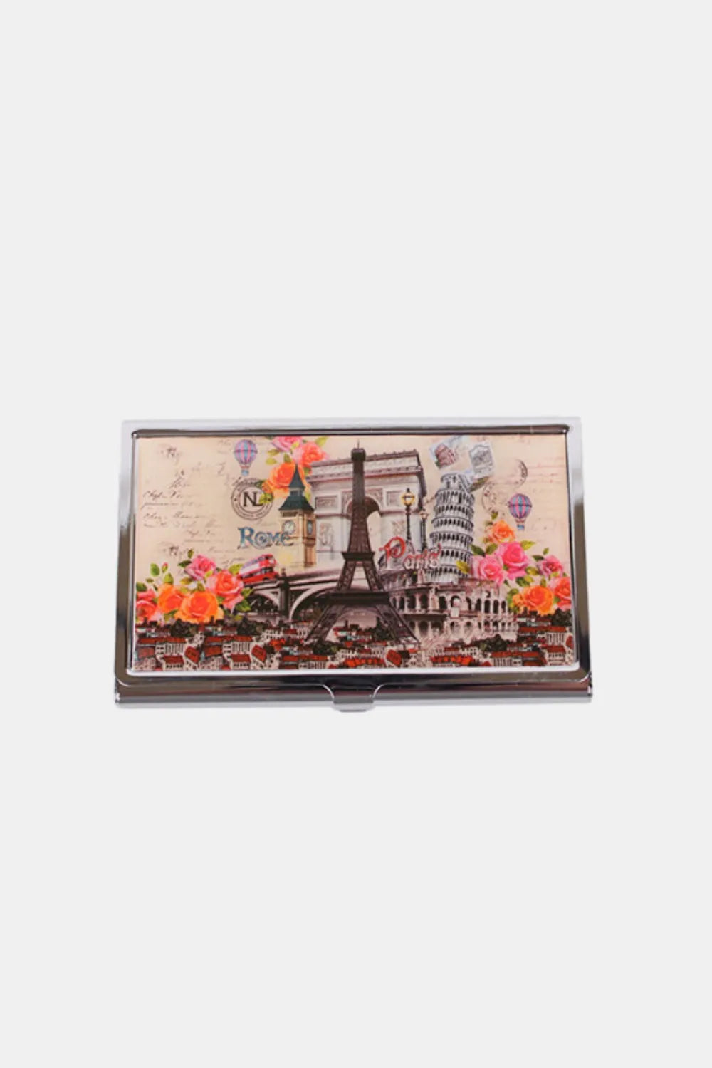 NICOLE LEE USA PRINTED BUSINESS CARD CASE