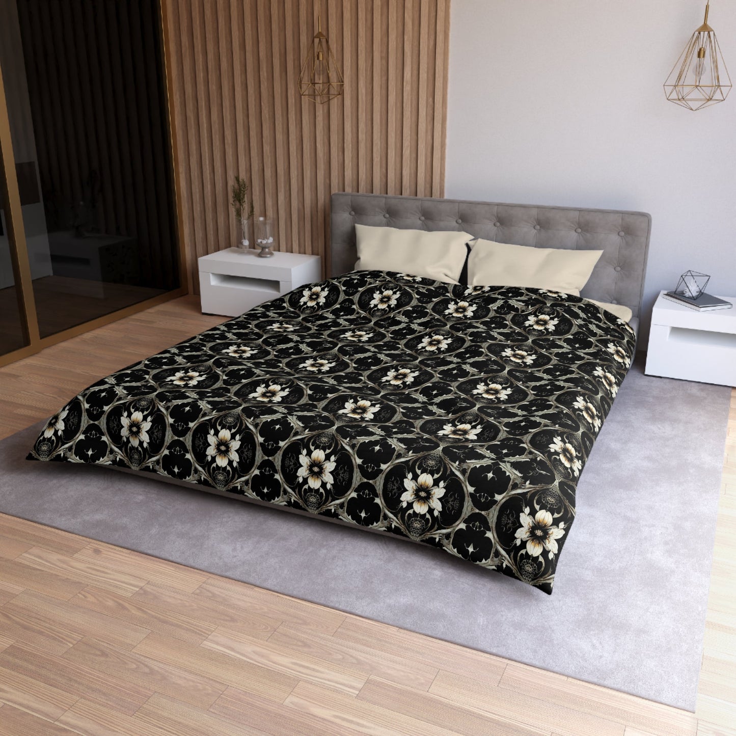 THORN GARDEN MICROFIBER DUVET COVER