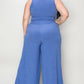 BASIC BAE FULL SIZE RIBBED TANK AND WIDE LEG PANTS SET