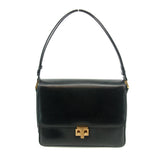 TIFFANY & CO. VINTAGE BLACK LEATHER HANDBAG #2861