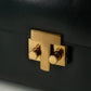 TIFFANY & CO. VINTAGE BLACK LEATHER HANDBAG #2861