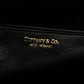 TIFFANY & CO. VINTAGE BLACK LEATHER HANDBAG #2861