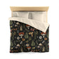 DARK FOREST PATTERN MICROFIBER DUVET COVER