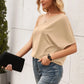 IVY LANE SINGLE SHOULDER HALF SLEEVE T-SHIRT