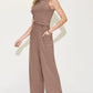 BASIC BAE FULL SIZE RIBBED TANK AND WIDE LEG PANTS SET