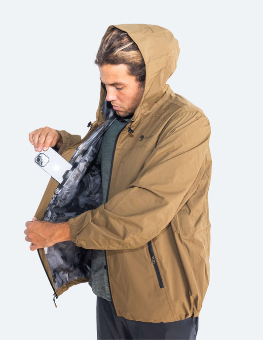 THE OUTBACK - WATERPROOF POCKET RAIN JACKET