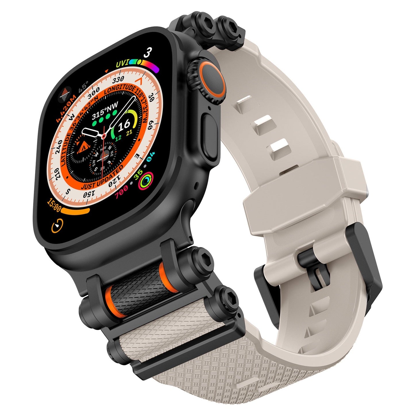 TACTICAL DESTINY GEAR ROTATING SILICONE BAND FOR APPLE WATCH