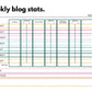 2025 Blog Post Planner Canva Template | 35 Pages
