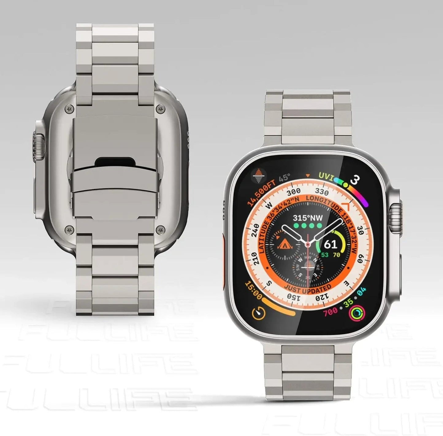 TITANIUM METAL WATCHBAND FOR APPLE WATCH