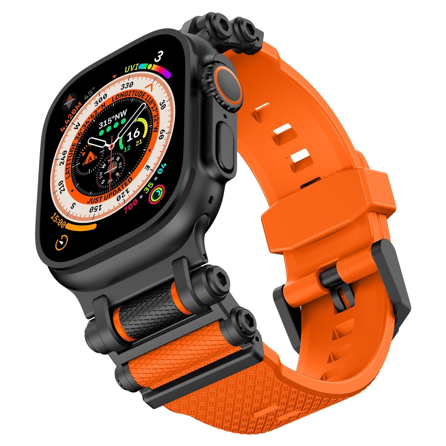 TACTICAL DESTINY GEAR ROTATING SILICONE BAND FOR APPLE WATCH