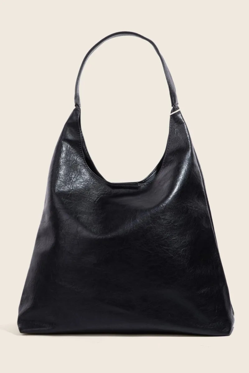 FAME FAUX LEATHER TOTE BAG