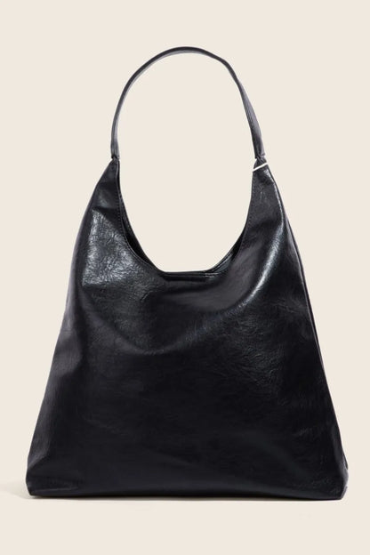FAME FAUX LEATHER TOTE BAG
