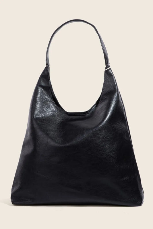 FAME FAUX LEATHER TOTE BAG