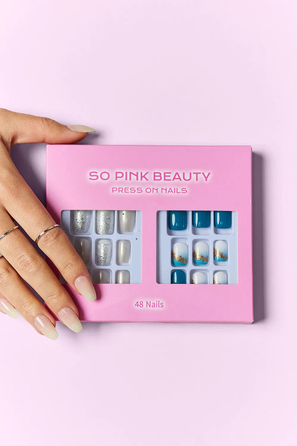 SO PINK BEAUTY PRESS ON NAILS 2 PACKS