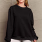 SIMPLY LOVE FULL SIZE IF I'M TOO MUCH THEN GO FIND LESS ROUND NECK SWEATSHIRT