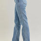 JUDY BLUE FRAYED HEM CELL PHONE POCKET DAD JEANS