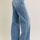 JUDY BLUE FULL SIZE V - FRONT BAGGY JEANS PLUS SIZE