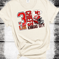 SUPER BOWL 3PEAT KINGDOM KANSAS CITY FOOTBALL CHIEFS T-SHIRT, THREE-PEAT FOOTBALL TEE, GAME DAY SHIRT GIFT COMFORT COLORS OVERSIZED LOOK (COPY)