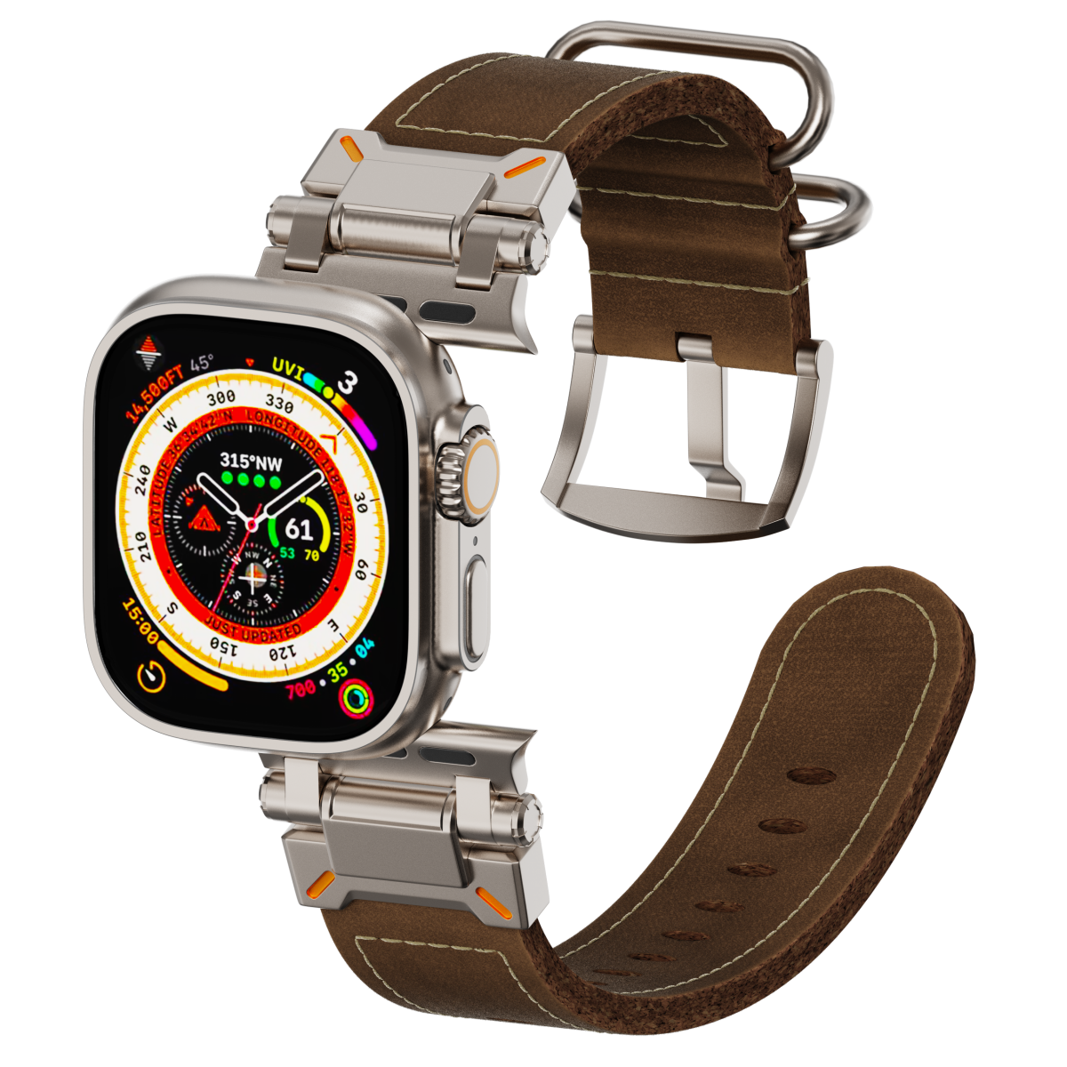 TACTICAL VINTAGE LEATHER BAND FOR APPLE WATCH