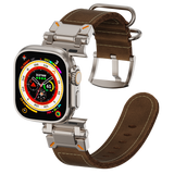 TACTICAL VINTAGE LEATHER BAND FOR APPLE WATCH