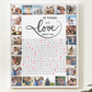 30 Things We Love About You – 30th Birthday Canva Wall Art Template