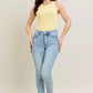 JUDY BLUE FULL SIZE MR TUMMY CONTROL VINTAGE WASH SKINNY JEANS PLUS SIZE