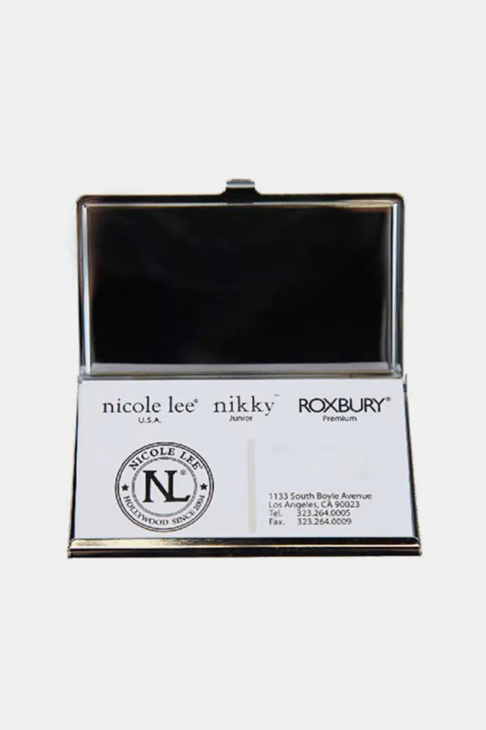 NICOLE LEE USA PRINTED BUSINESS CARD CASE