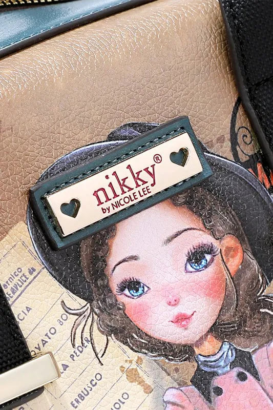 NICOLE LEE USA ECO-LEATHER BOSTON BAG