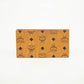 MCM Brown Leather Long Bifold Wallet #3692