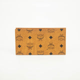 MCM Brown Leather Long Bifold Wallet #3692