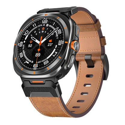 TACTICAL LEATHER BAND FOR SAMSUNG GALAXY WATCH ULTRA