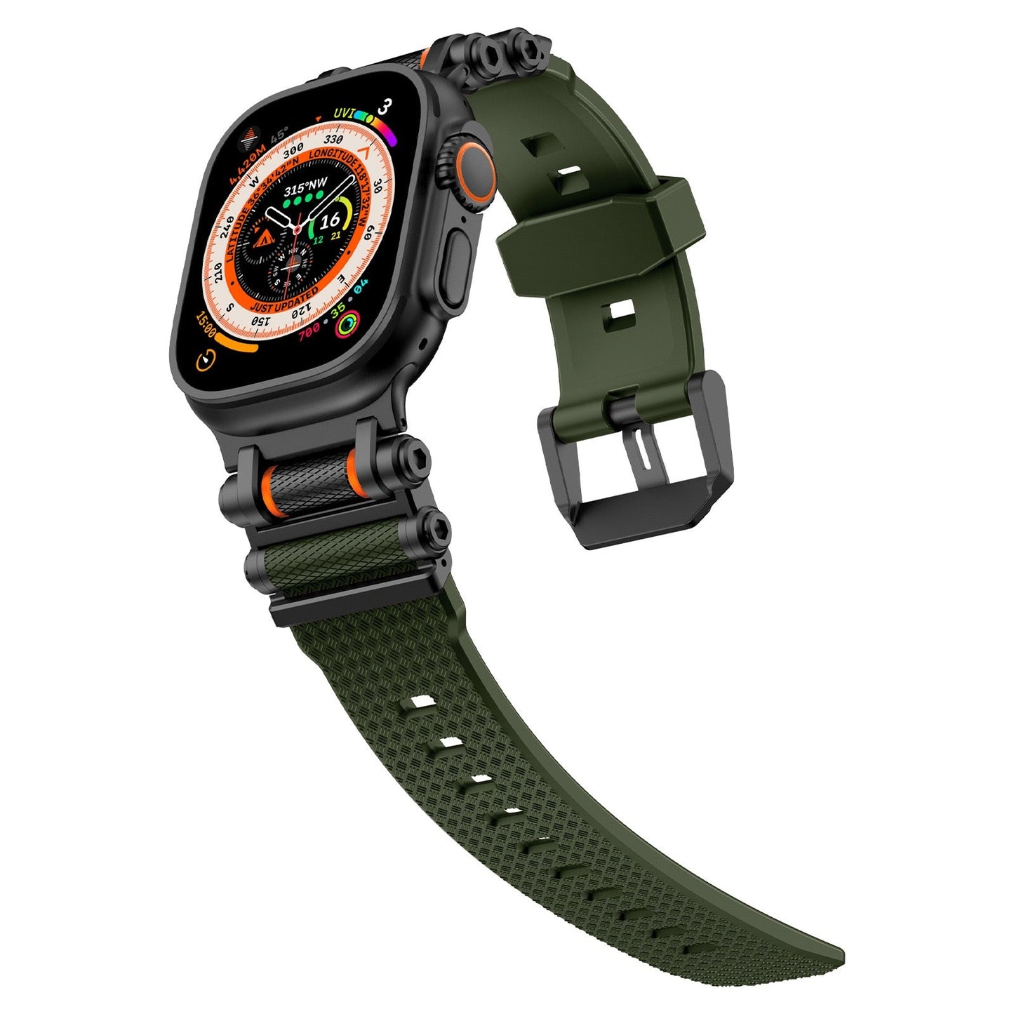 TACTICAL DESTINY GEAR ROTATING SILICONE BAND FOR APPLE WATCH