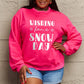SIMPLY LOVE FULL SIZE WISHING FOR A SNOW DAY ROUND NECK SWEATSHIRT