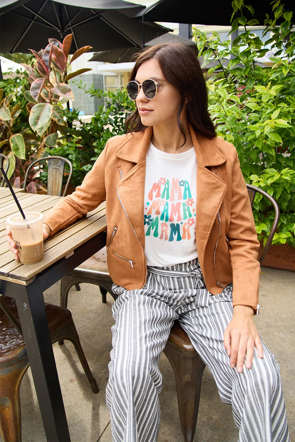 SIMPLY LOVE FULL SIZE MAMA ROUND NECK T-SHIRT