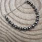 3mm and 6mm Sterling Silver Pearl Bracelet