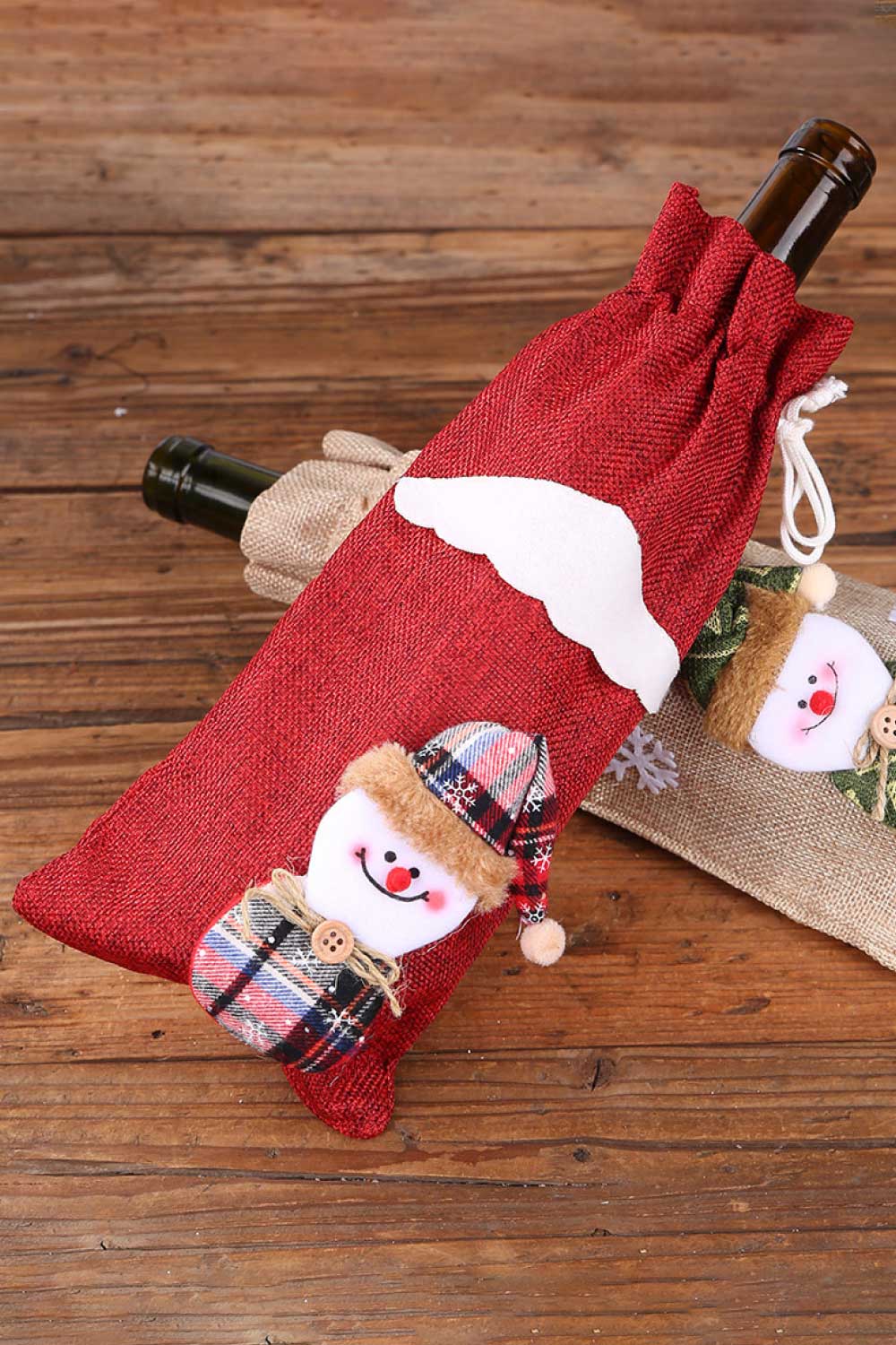 4-PACK CHRISTMAS GNOME BOTTLE COVER-Thriftique Marketplace