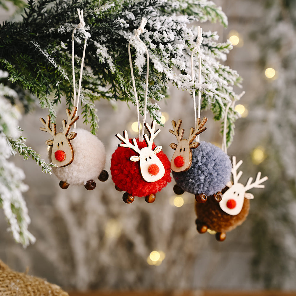 4-PIECE REINDEER HANGING WIDGETS-Thriftique Marketplace