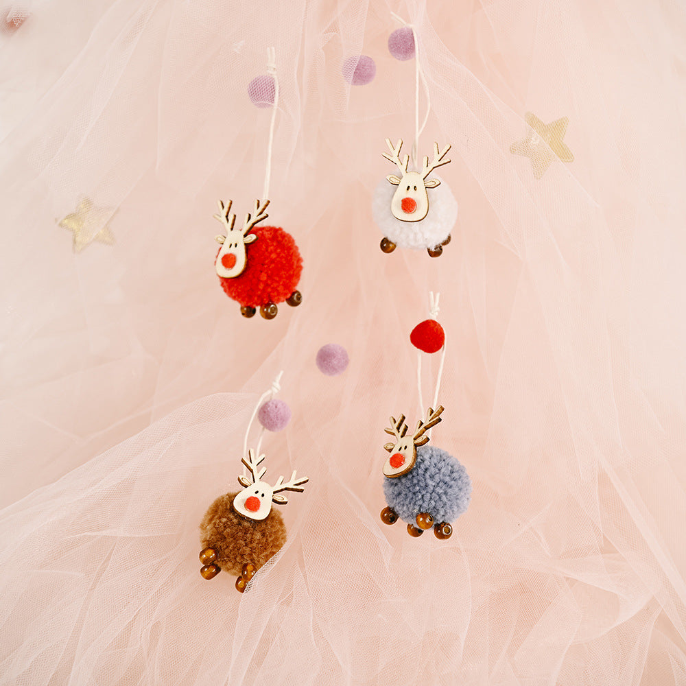 4-PIECE REINDEER HANGING WIDGETS-Thriftique Marketplace