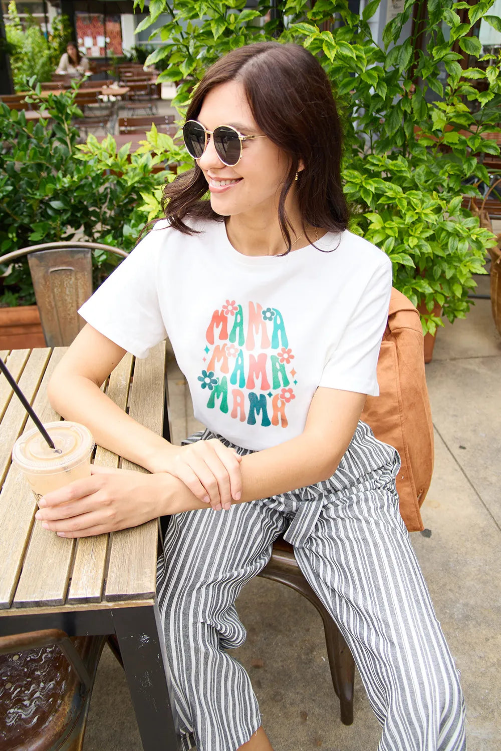 SIMPLY LOVE FULL SIZE MAMA ROUND NECK T-SHIRT