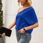 IVY LANE SINGLE SHOULDER HALF SLEEVE T-SHIRT